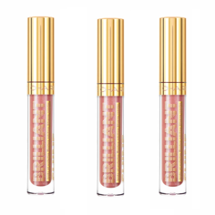 Блеск для губ Charme Brilliant Shine питательный тон 301 Розовая Герань 3 шт