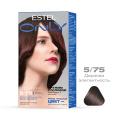 Краска для волос ESTEL Only 5.75 светлый шатен коричнево-красный 50+50+25 мл