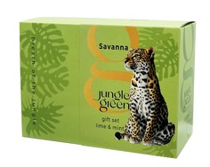 Подарочный набор Jungle Green SAVANNA (Шампунь 250 + Гель для душа 250)