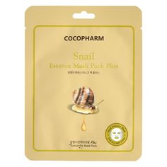 Маска для лица Cocopharm Pack Plus с экстрактом муцина улитки 25 мл