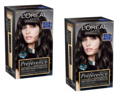 Краска для волос LOreal Paris Preference 4.12 Монмартр глубокий коричневый 2 шт