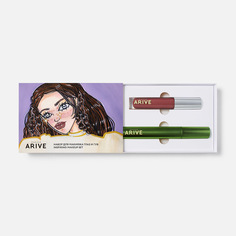 Набор для макияжа глаз и губ Arive, Inspiring Makeup Set, тушь для ресниц и блеск для губ