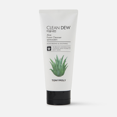 Пенка для умывания TONY MOLY Clean Dew Aloe с экстрактом алоэ вера, очищающая 180 мл