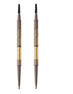 Карандаш для бровей Eveline Cosmetics Водостойкий 02 Soft Brown 2 шт