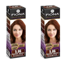 Крем-краска для волос Fiona тон 5.86 Красное дерево 2 уп