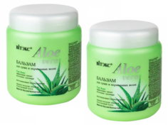 Бальзам Витэкс для сухих и нормальных волос Aloe-vera 450 мл 2 шт Viteks
