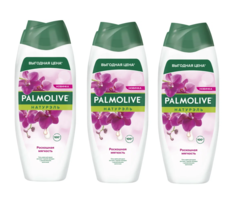 Гель для душа Palmolive Naturals Роскошная Мягкость Чёрная Орхидея 450 мл 3 шт