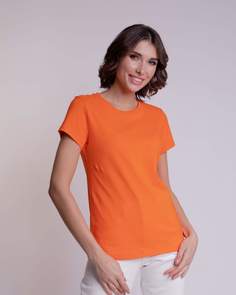 Футболка женская Uzcotton W-F оранжевая XXS