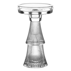 Подсвечник Decor de table 2 в 1 стеклянный Ноэль 16 см
