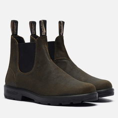 Ботинки Blundstone 1615 Originals Waxed Suede, цвет оливковый, размер 42 EU