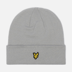 Шапка Lyle & Scott Classic Fine Knit, цвет серый