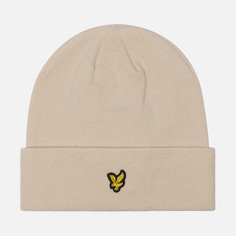 Шапка Lyle & Scott Classic Fine Knit, цвет бежевый