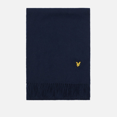 Шарф Lyle & Scott Lambswool, цвет синий