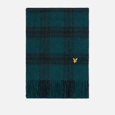 Шарф Lyle & Scott Check Lambswool, цвет зелёный