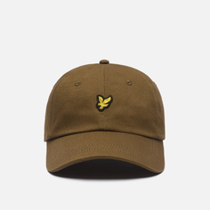 Кепка Lyle & Scott Baseball Embroidered Tonal, цвет оливковый