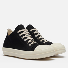 Мужские кроссовки Rick Owens DRKSHDW Porterville Denim Low, цвет чёрный, размер 44 EU