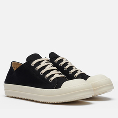 Мужские кроссовки Rick Owens DRKSHDW Porterville Denim Slip On, цвет чёрный, размер 45 EU