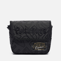 Сумка Evisu Evisukuro All Over Jacquard Monogram Cross, цвет серый