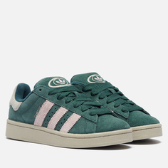 Женские кроссовки adidas Originals Campus 00S, цвет зелёный, размер 39.5 EU