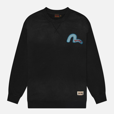 Мужская толстовка Evisu Seagull Daicock Print Badge Washed, цвет серый, размер XXL