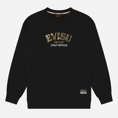 Мужская толстовка Evisu Heritage Brocade Applique, цвет чёрный, размер M