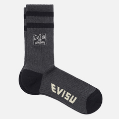 Носки Evisu Heritage Box Logo Embroidery, цвет чёрный, размер 40-46 EU