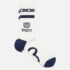 Носки Evisu Heritage Weel Of Wisdom Logo Jacquard, цвет белый, размер 40-46 EU