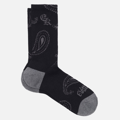 Носки Evisu Evisukuro Paisley Regular, цвет чёрный, размер 40-46 EU