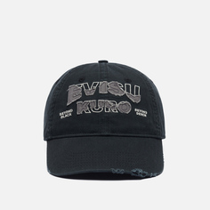 Кепка Evisu Evisukuro Distressed Logo Dad, цвет чёрный