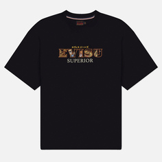Мужская футболка Evisu Heritage Tanuki Accessories Printed, цвет чёрный, размер M