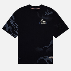 Мужская футболка Evisu Heritage Ninja Godhead Printed, цвет чёрный, размер M