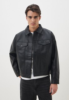 Куртка кожаная утепленная Calvin Klein Jeans