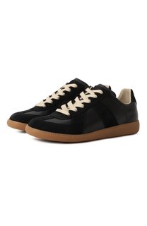 Кожаные кеды Replica Maison Margiela