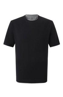 Хлопковая футболка Brunello Cucinelli