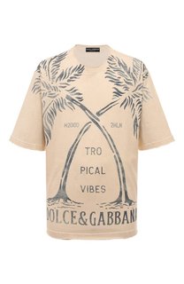 Хлопковая футболка Dolce & Gabbana