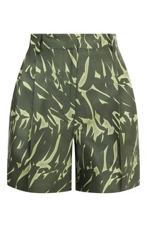 Шорты из хлопка и шелка Kiton