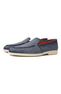 Кожаные лоферы Malibu Santoni