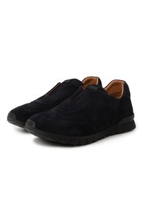 Замшевые кроссовки Kiton