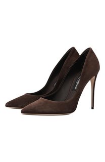 Замшевые туфли Cardinale 90 Dolce & Gabbana