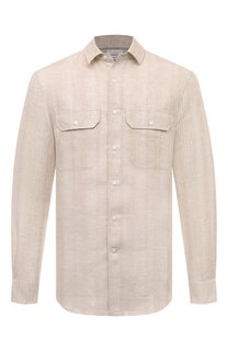 Льняная рубашка Brunello Cucinelli