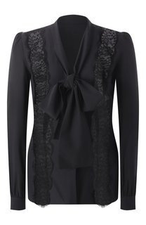 Блузка из шелка и хлопка Dolce & Gabbana