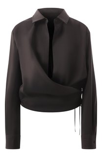 Блузка из шерсти и шелка Valentino