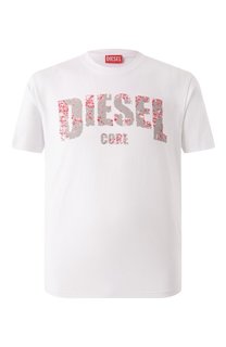 Хлопковая футболка Diesel