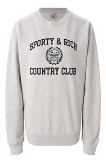 Хлопковый свитшот Sporty&Rich