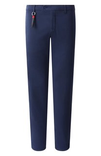 Брюки из хлопка и шелка Marco Pescarolo