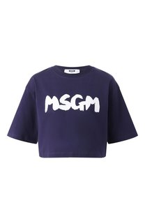 Хлопковая футболка MSGM