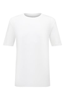 Футболка из хлопка и шелка Brunello Cucinelli
