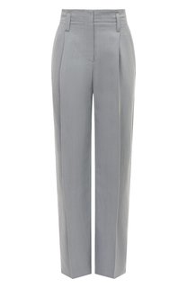 Брюки из вискозы и льна Brunello Cucinelli