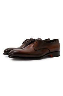 Кожаные дерби Santoni