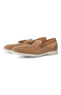Замшевые лоферы Kiton